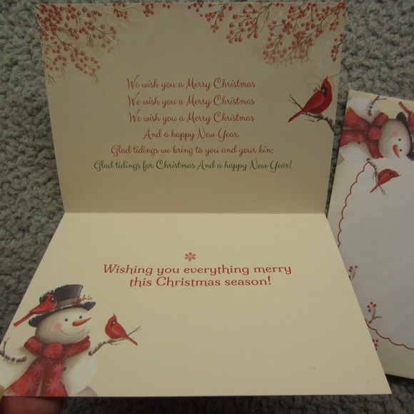 Christmas Greenting Card set of 5 with Envelopes Holidays - Picture 5 of 9